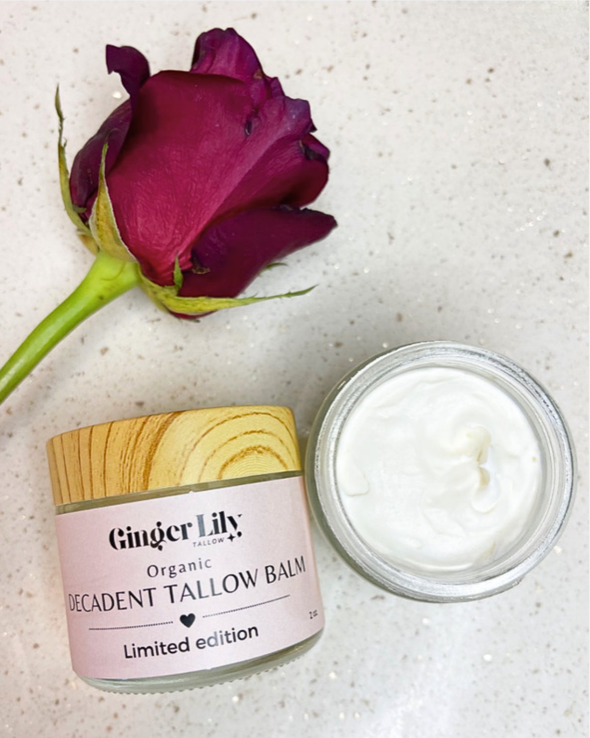 Ginger Lily Tallow Decadent Line Rose