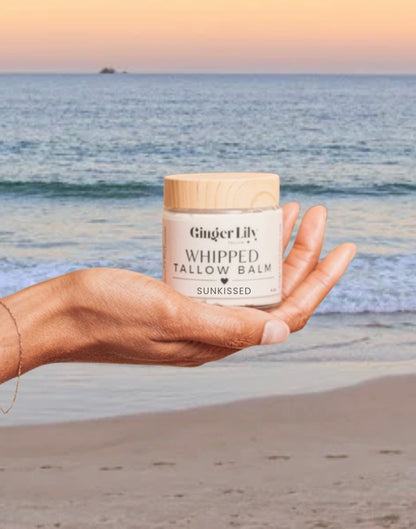 Organic Whipped Tallow Face & Body Balm - Ginger Lily Tallow
