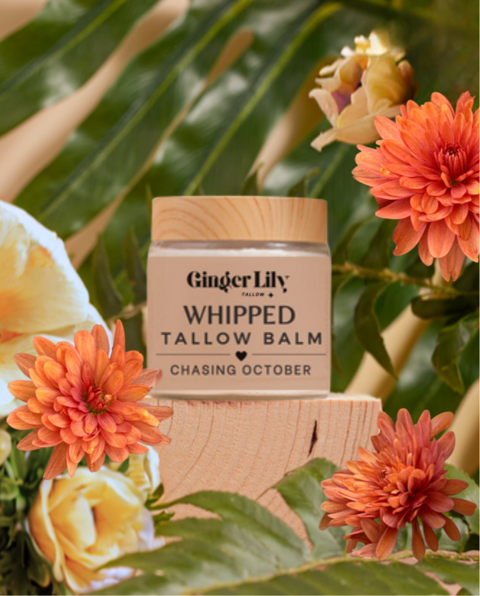 Whipped Tallow Balm - Chasing October - Ginger Lily Tallow