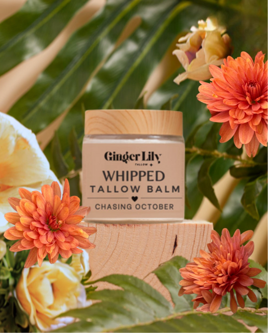 Whipped Tallow Balm - Chasing October - Ginger Lily Tallow
